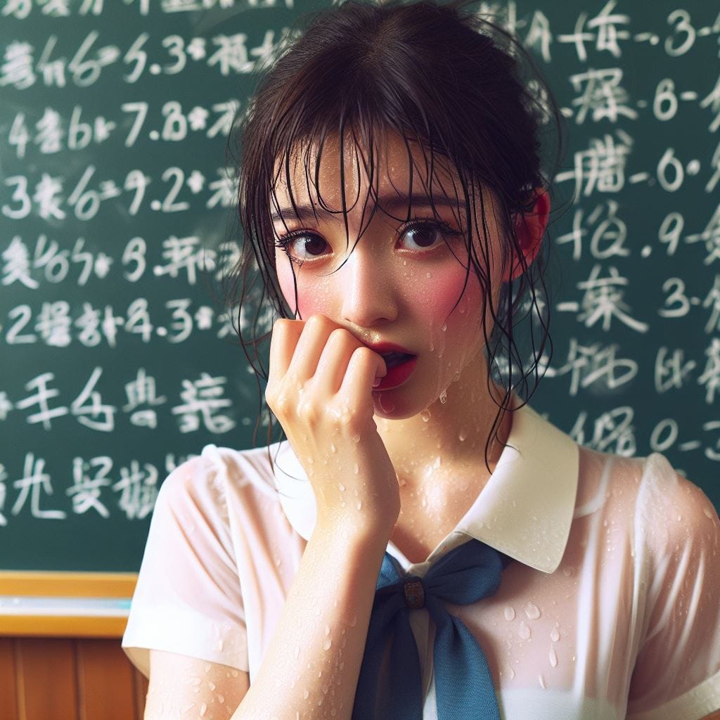 認真的學勉強的女學生．美美的日常