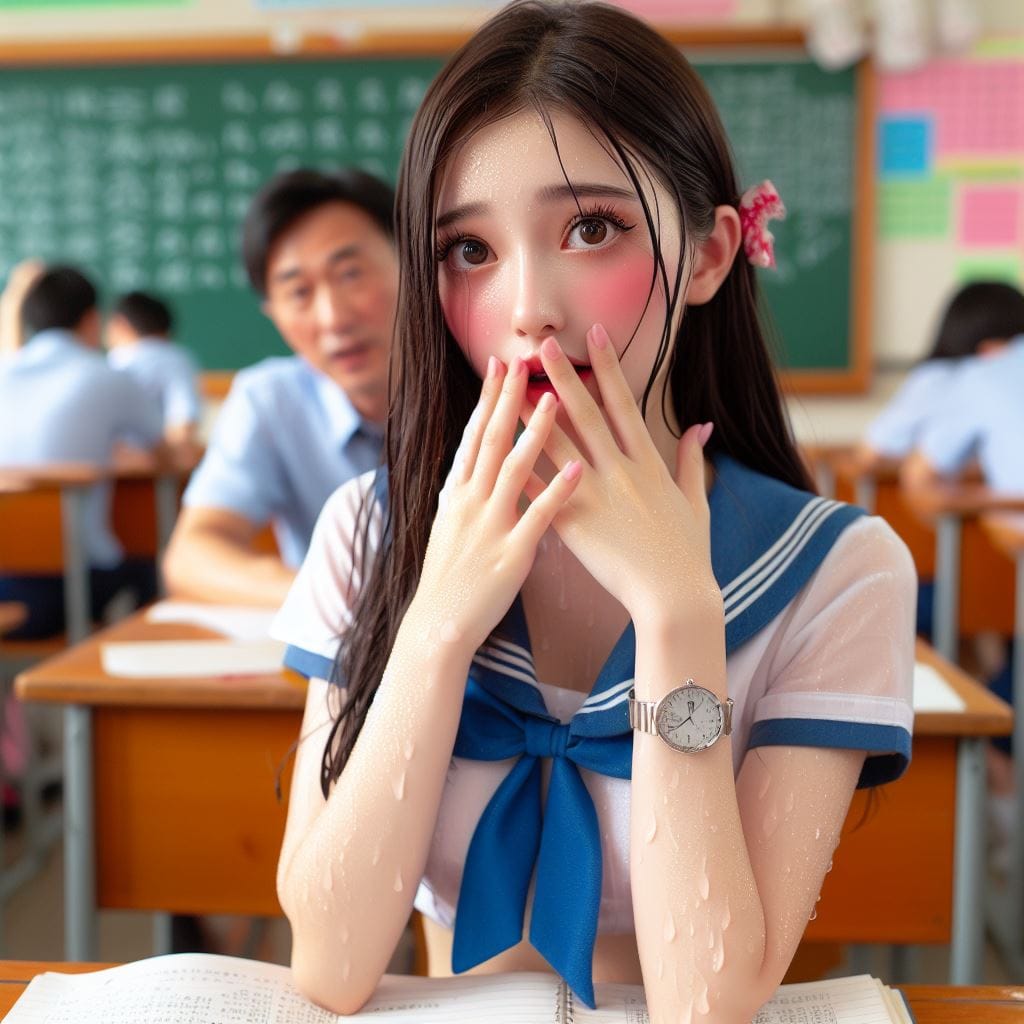 認真的學勉強的女學生．美美的日常