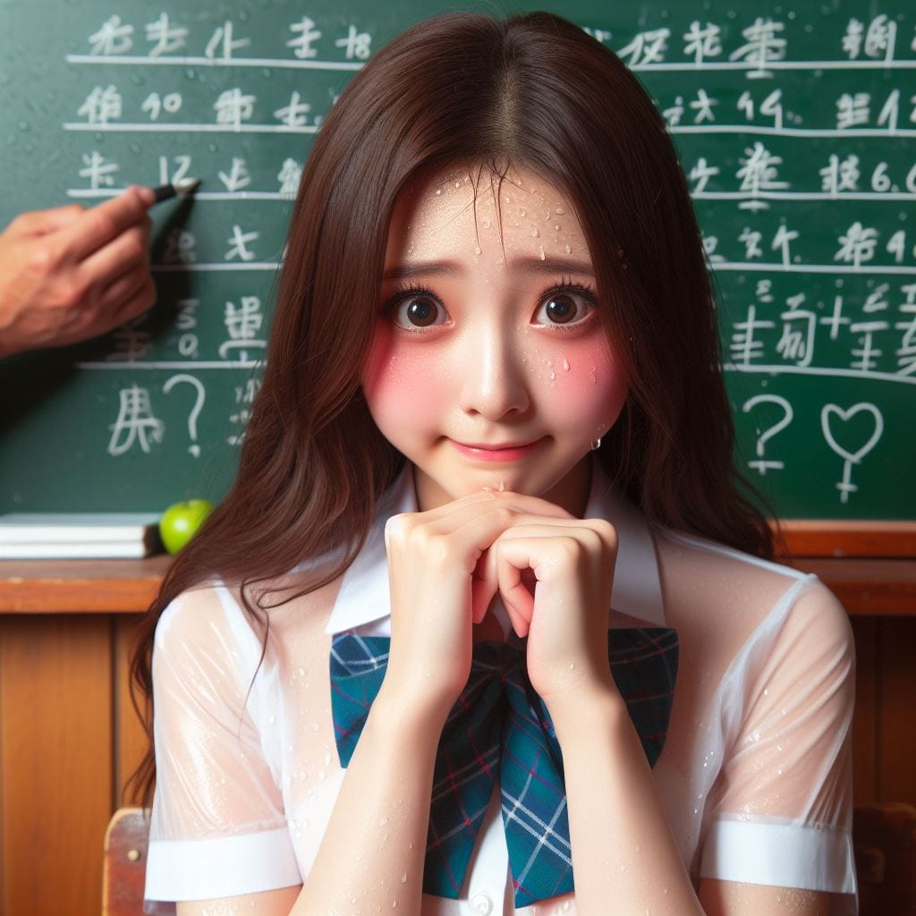 認真的學勉強的女學生．美美的日常
