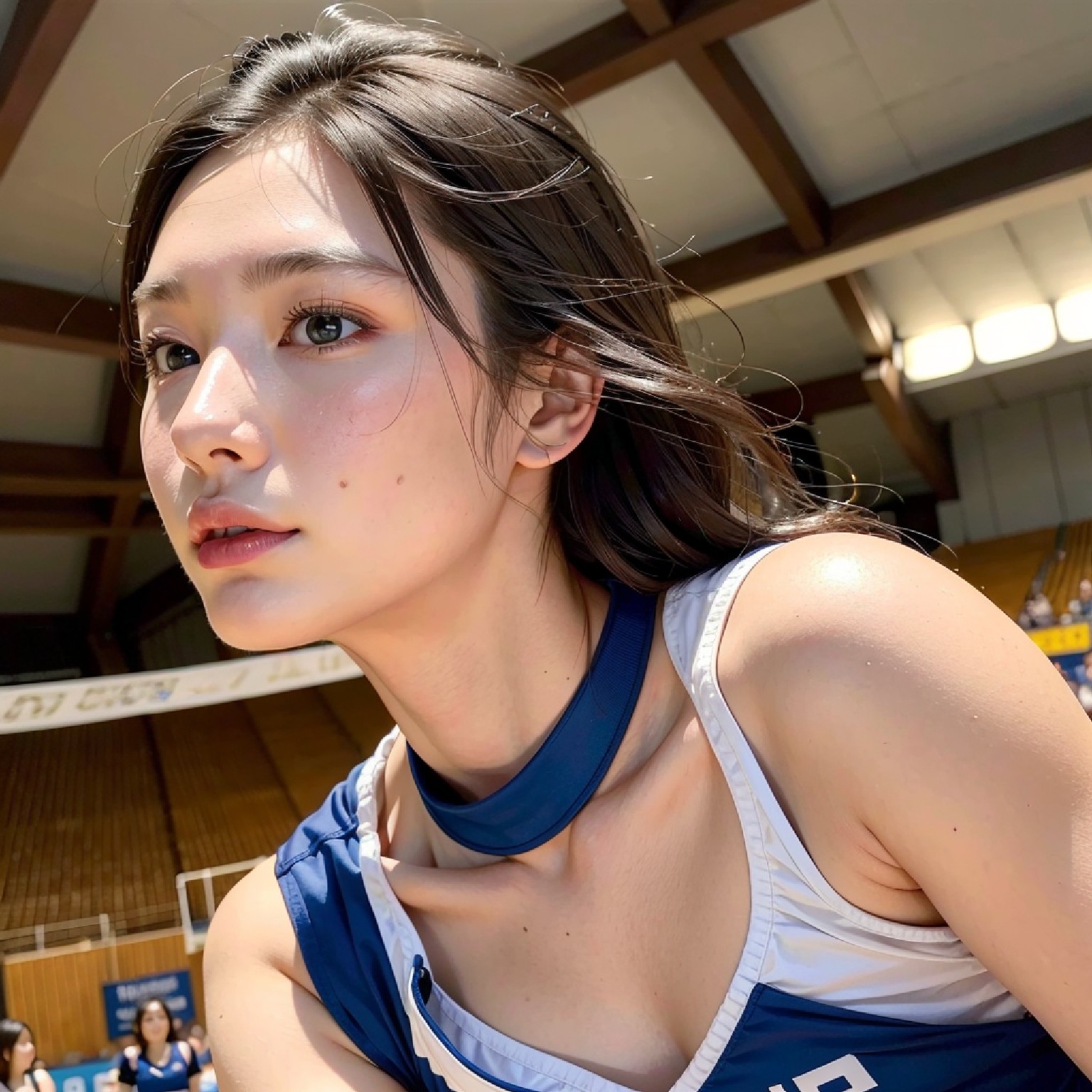 バレーボール美少女ですね