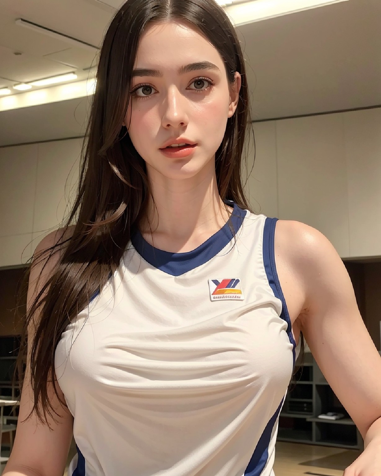 バレーボール美少女ですね