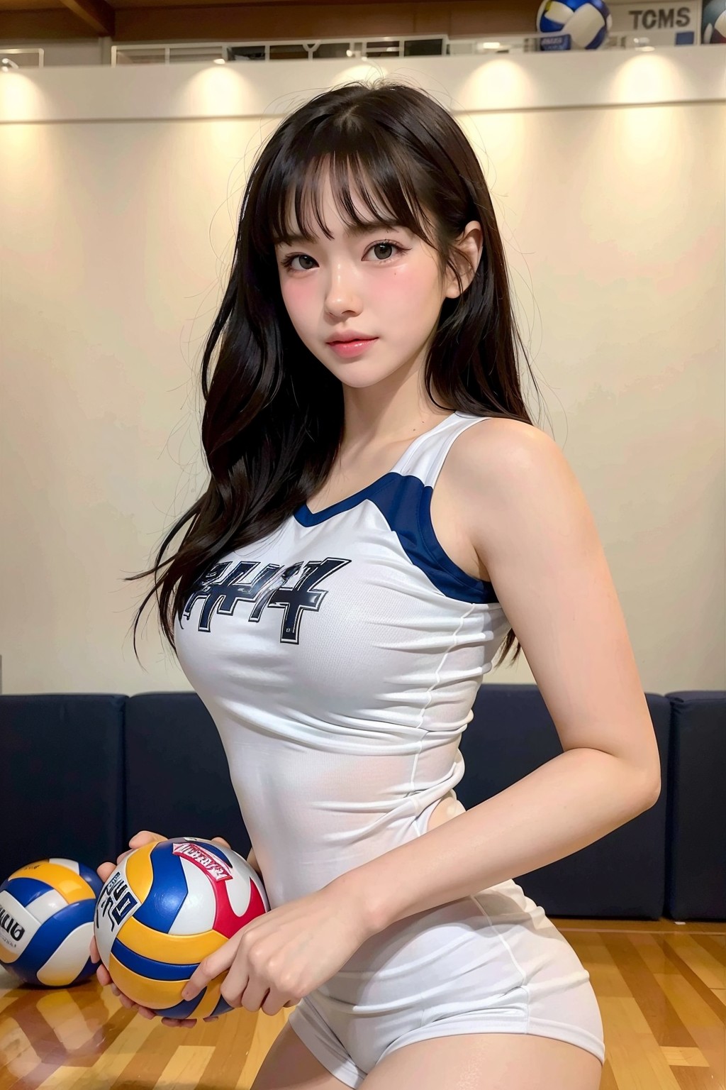 バレーボール美少女ですね