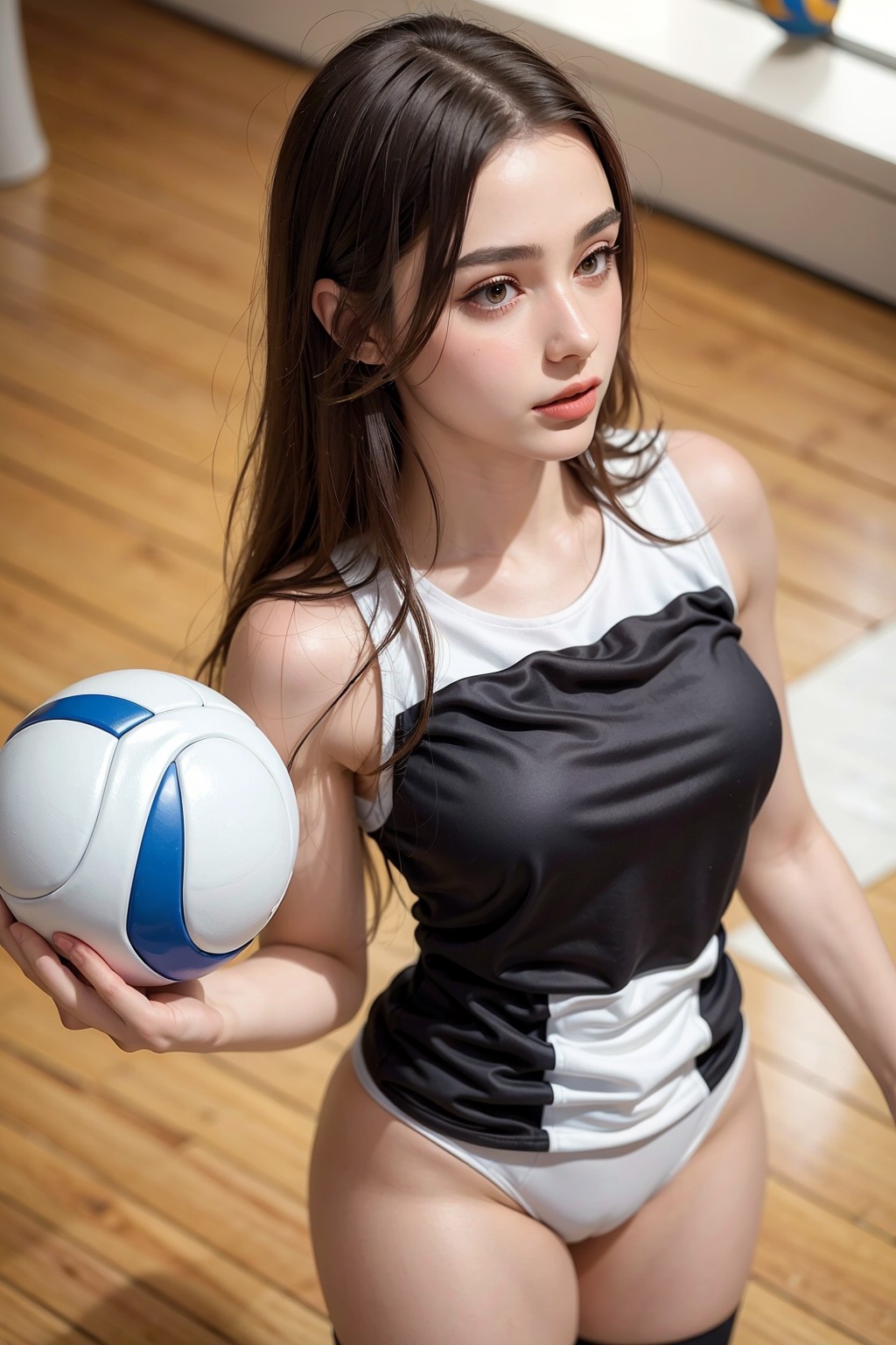 バレーボール美少女ですね