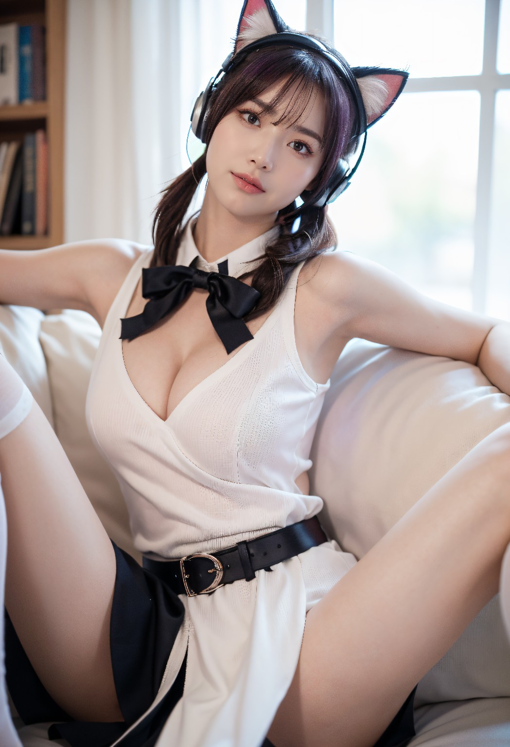 Purple Cat Girl