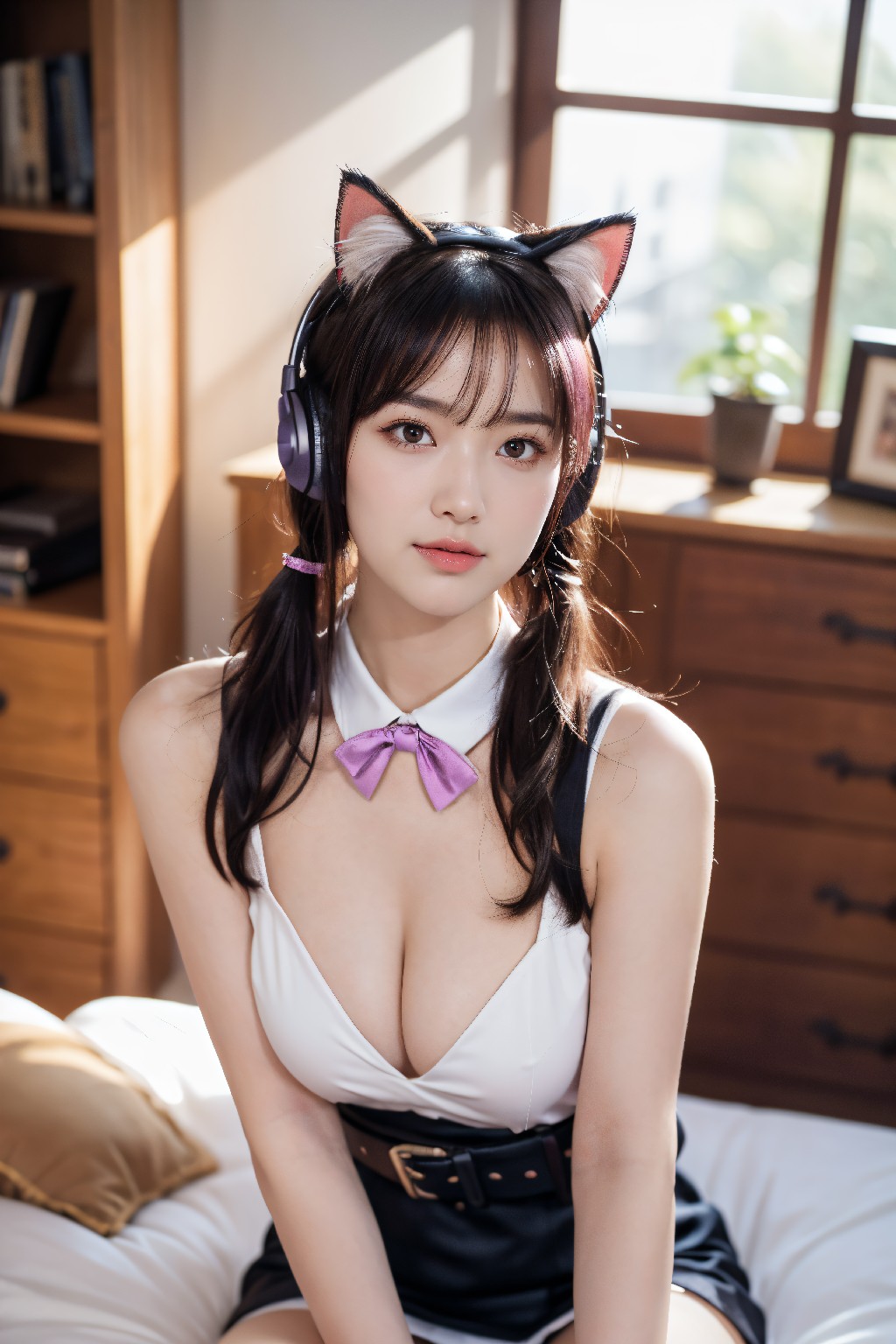 Purple Cat Girl