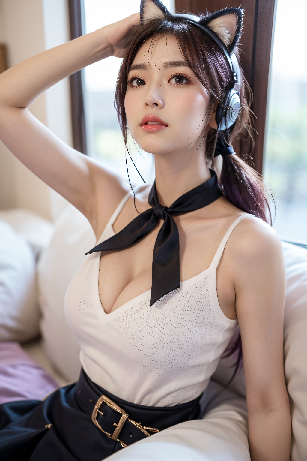 Purple Cat Girl