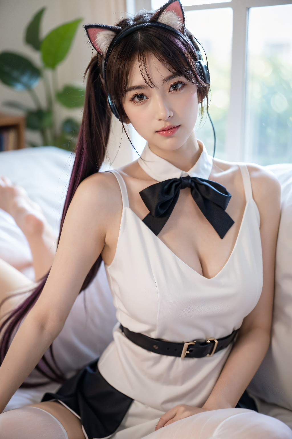 Purple Cat Girl