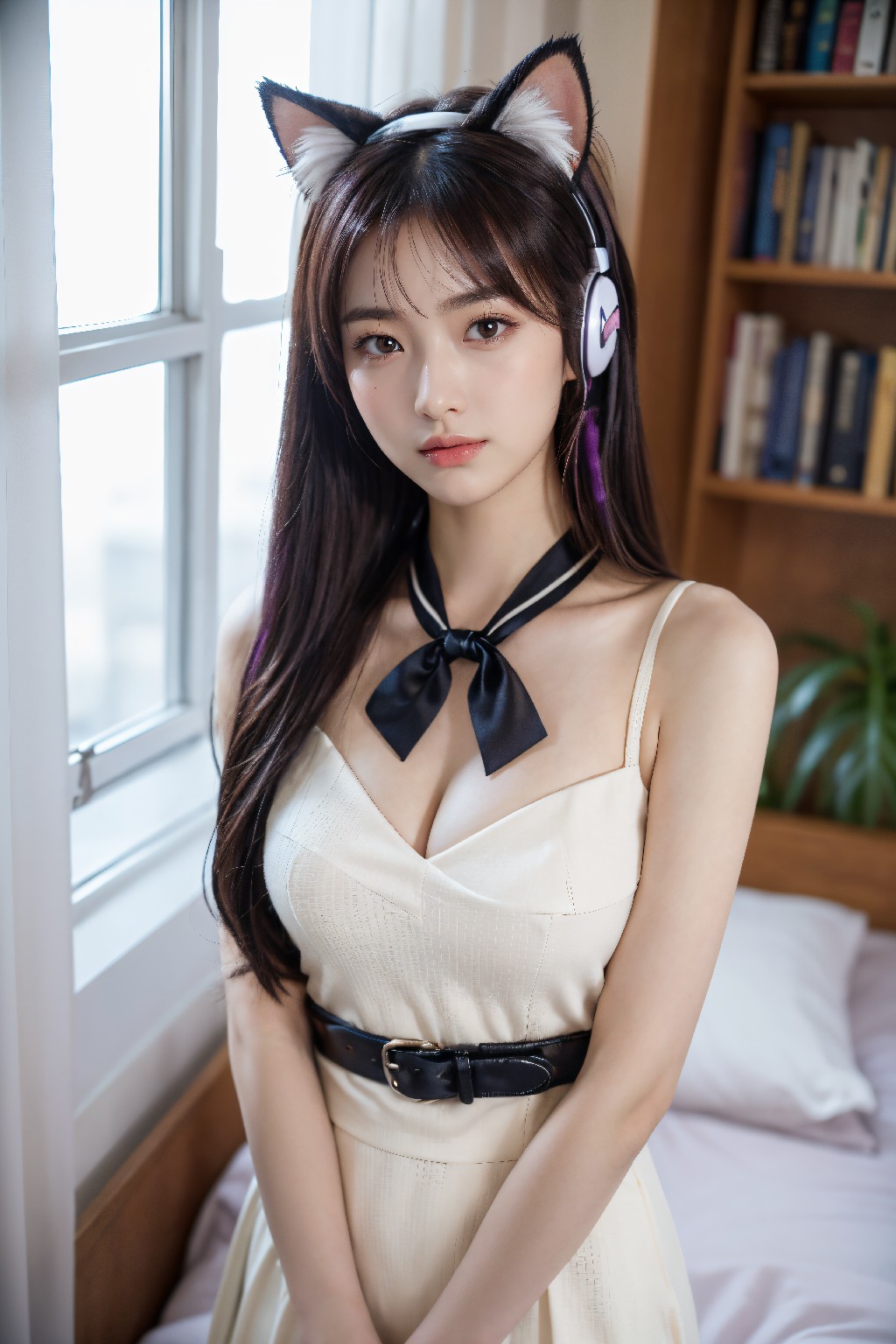 Purple Cat Girl