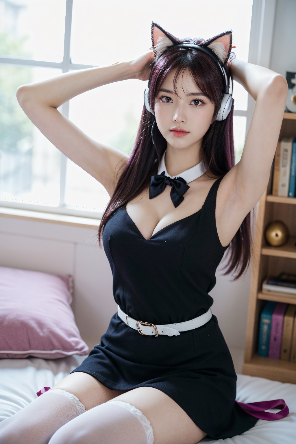 Purple Cat Girl