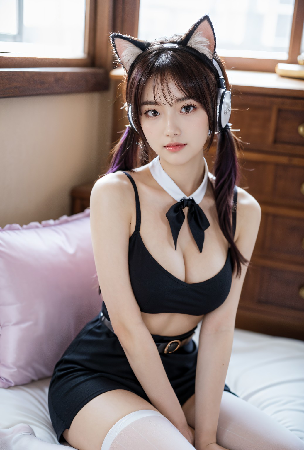Purple Cat Girl