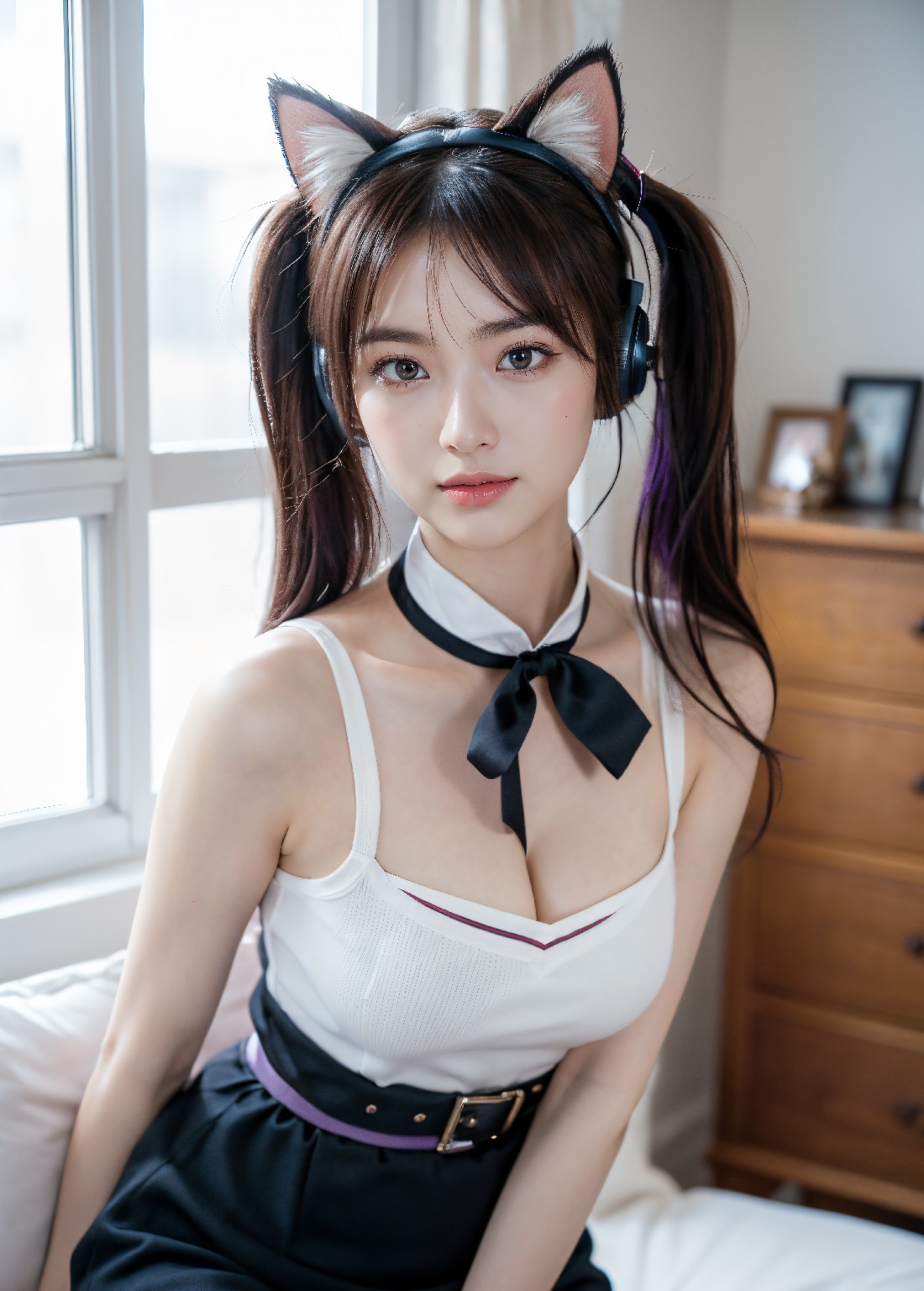 Purple Cat Girl