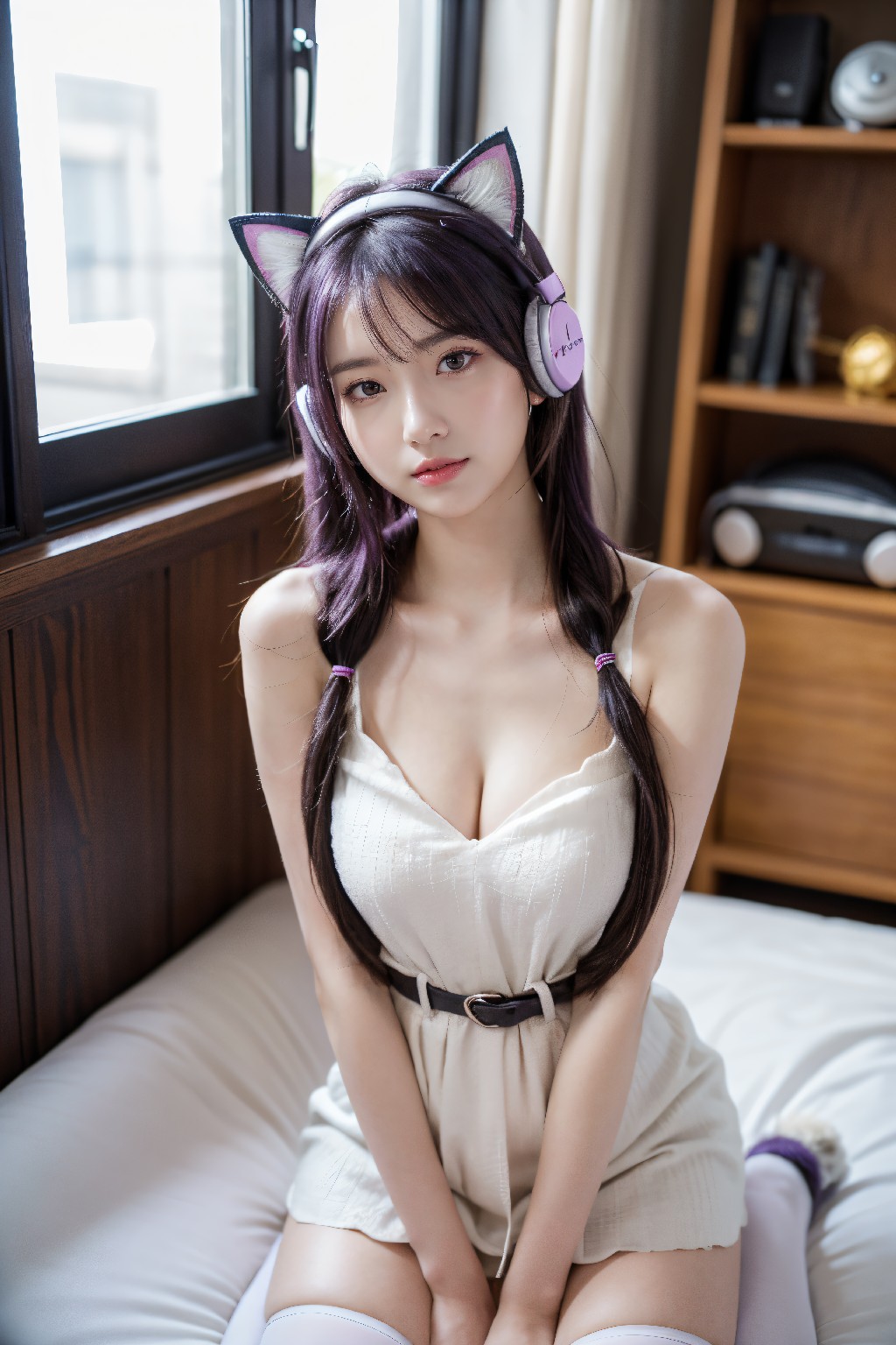 Purple Cat Girl