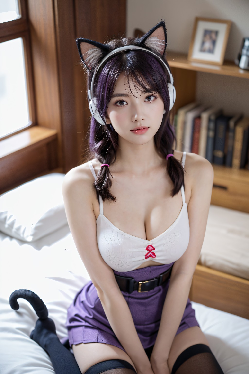Purple Cat Girl