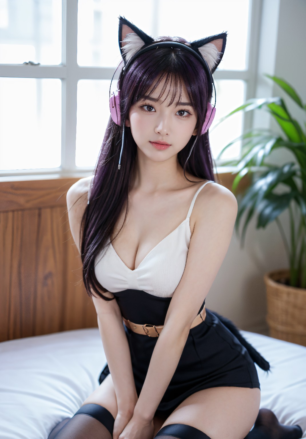Purple Cat Girl