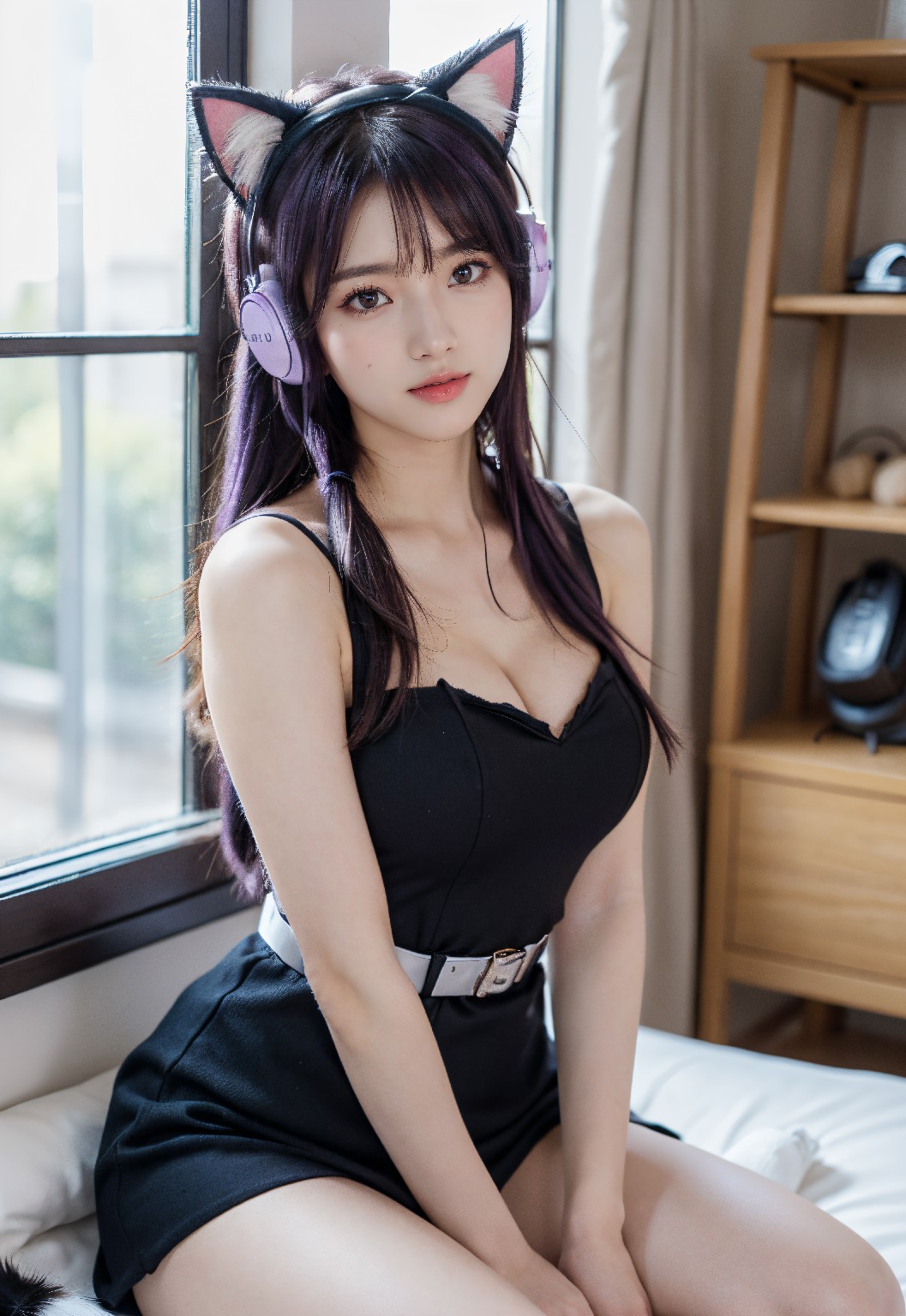 Purple Cat Girl