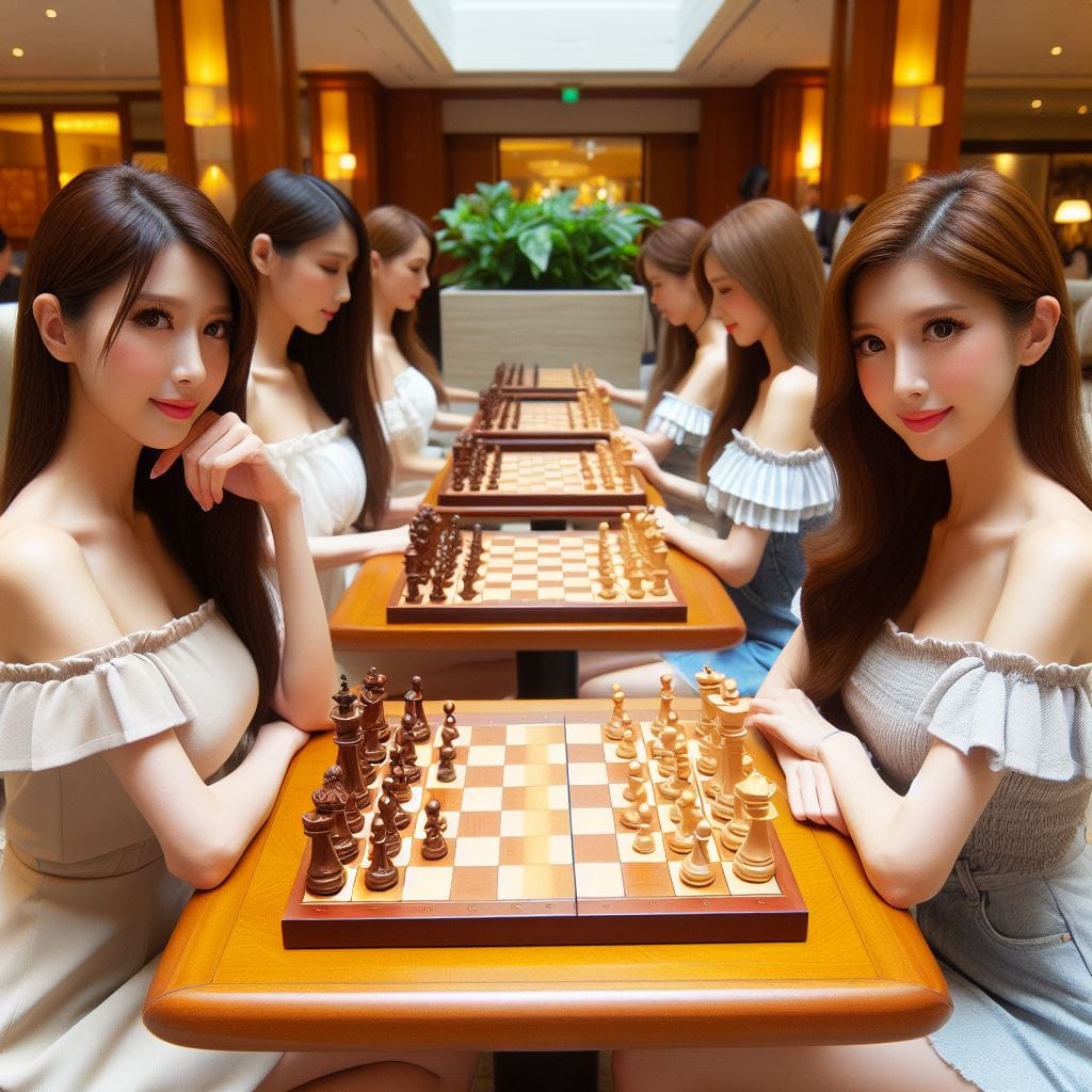妹子們與西洋棋