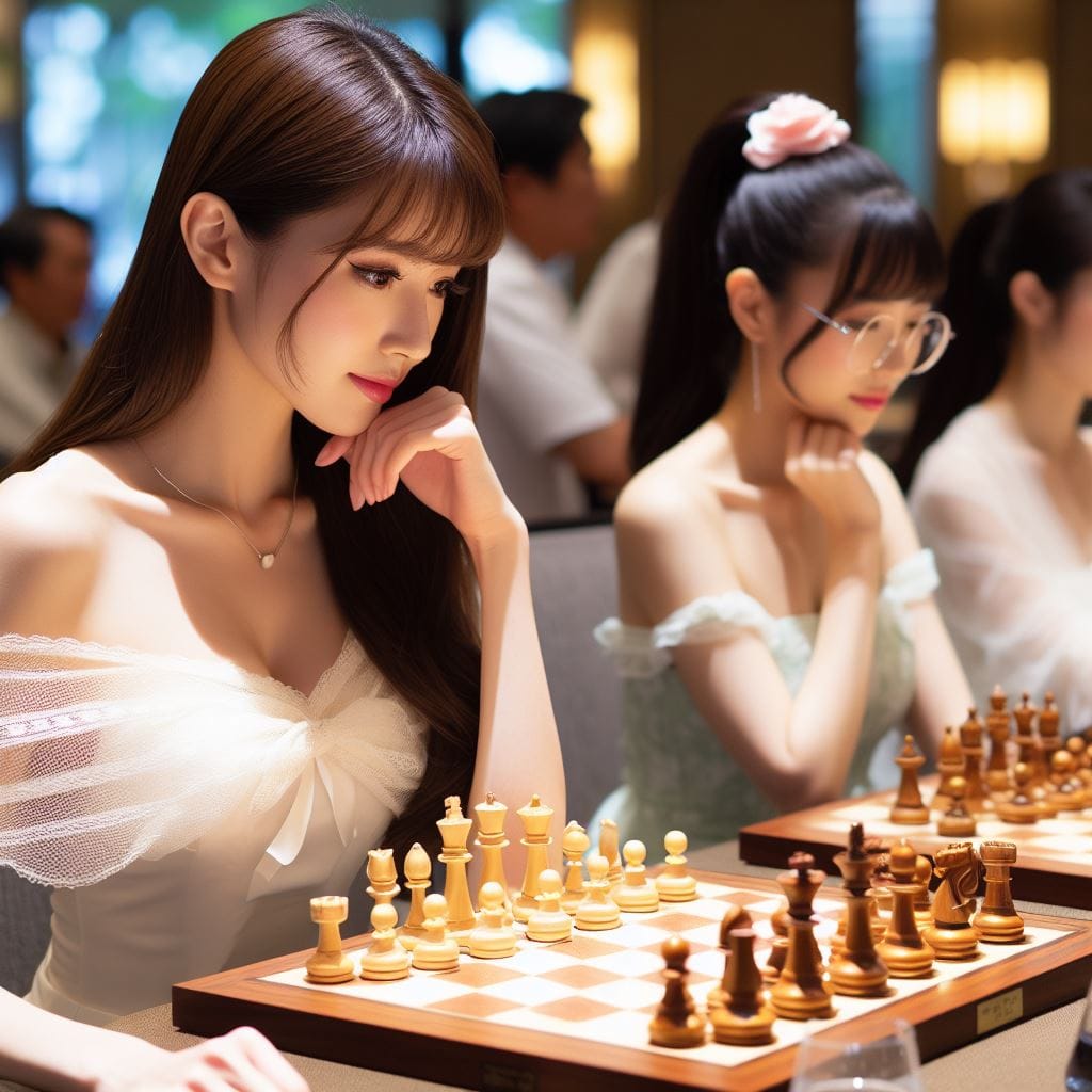 妹子們與西洋棋
