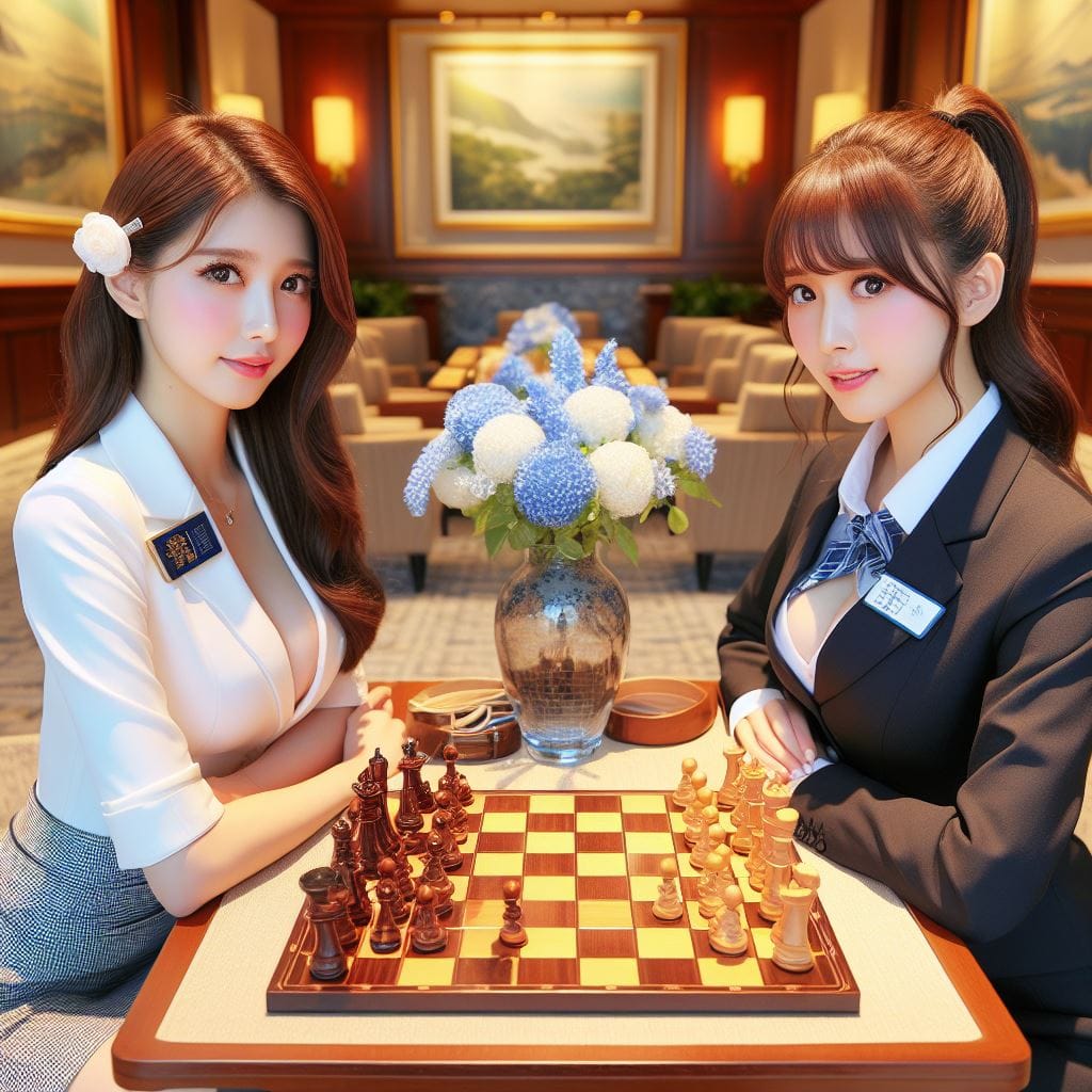 妹子們與西洋棋
