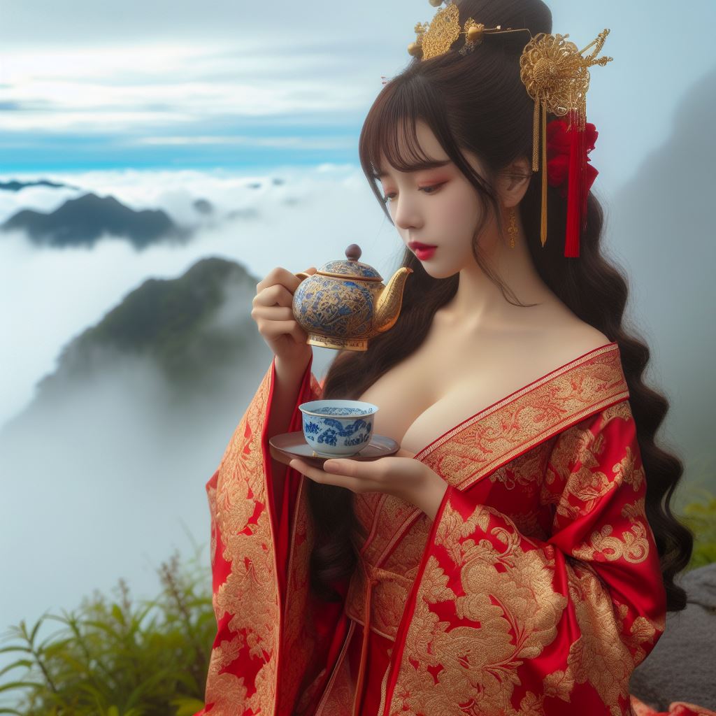 武夷山上喝紅袍