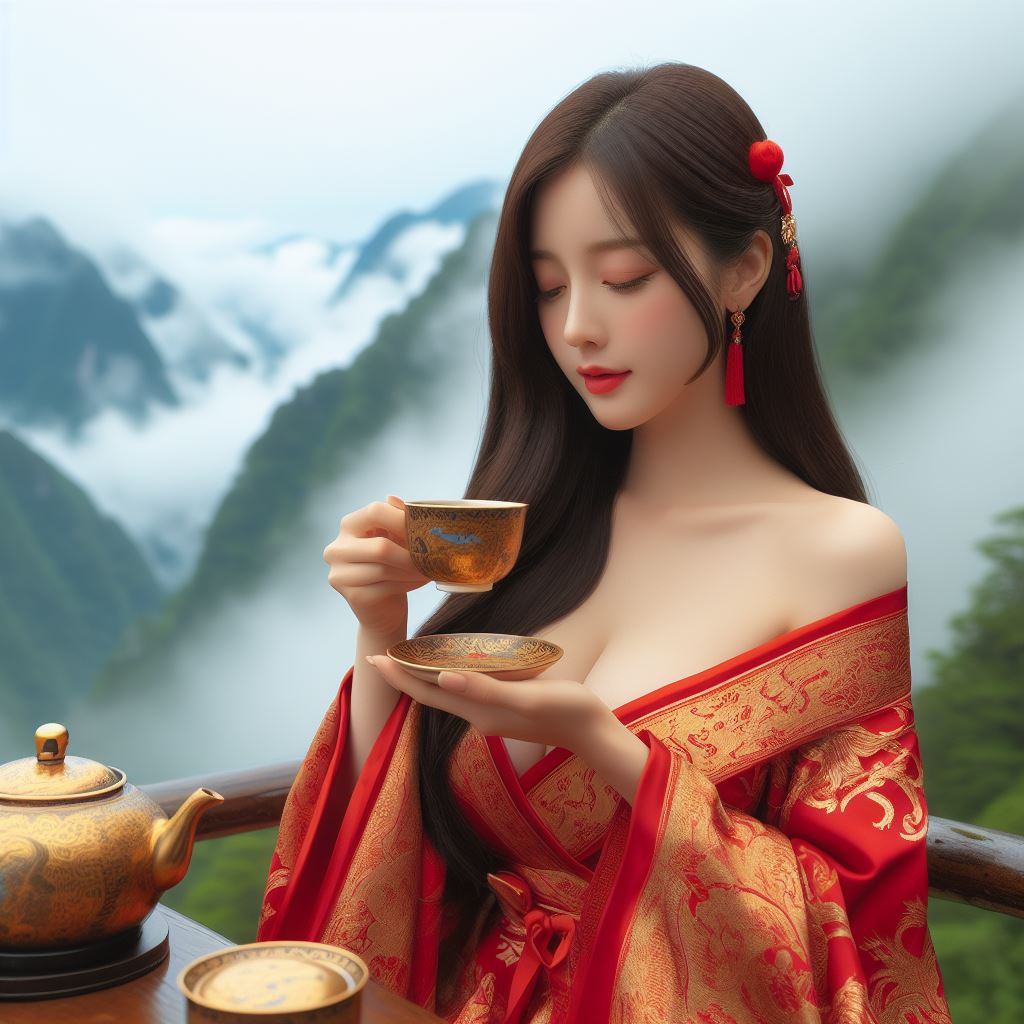 武夷山上喝紅袍