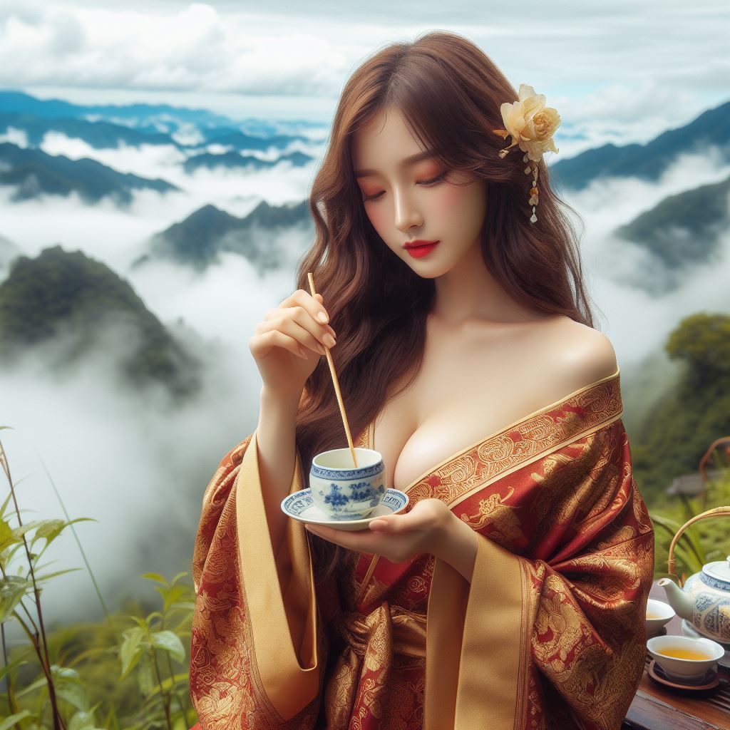 武夷山上喝紅袍