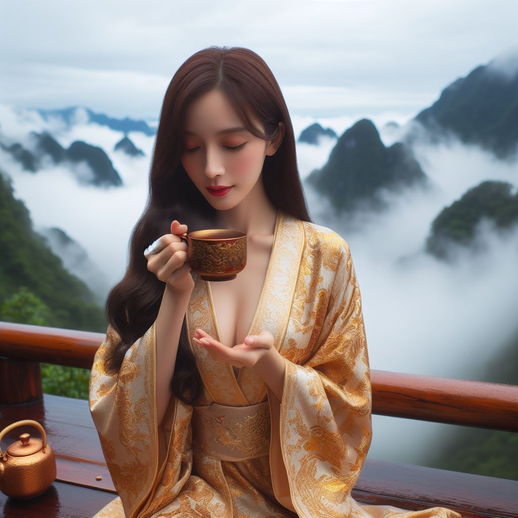 武夷山上喝紅袍