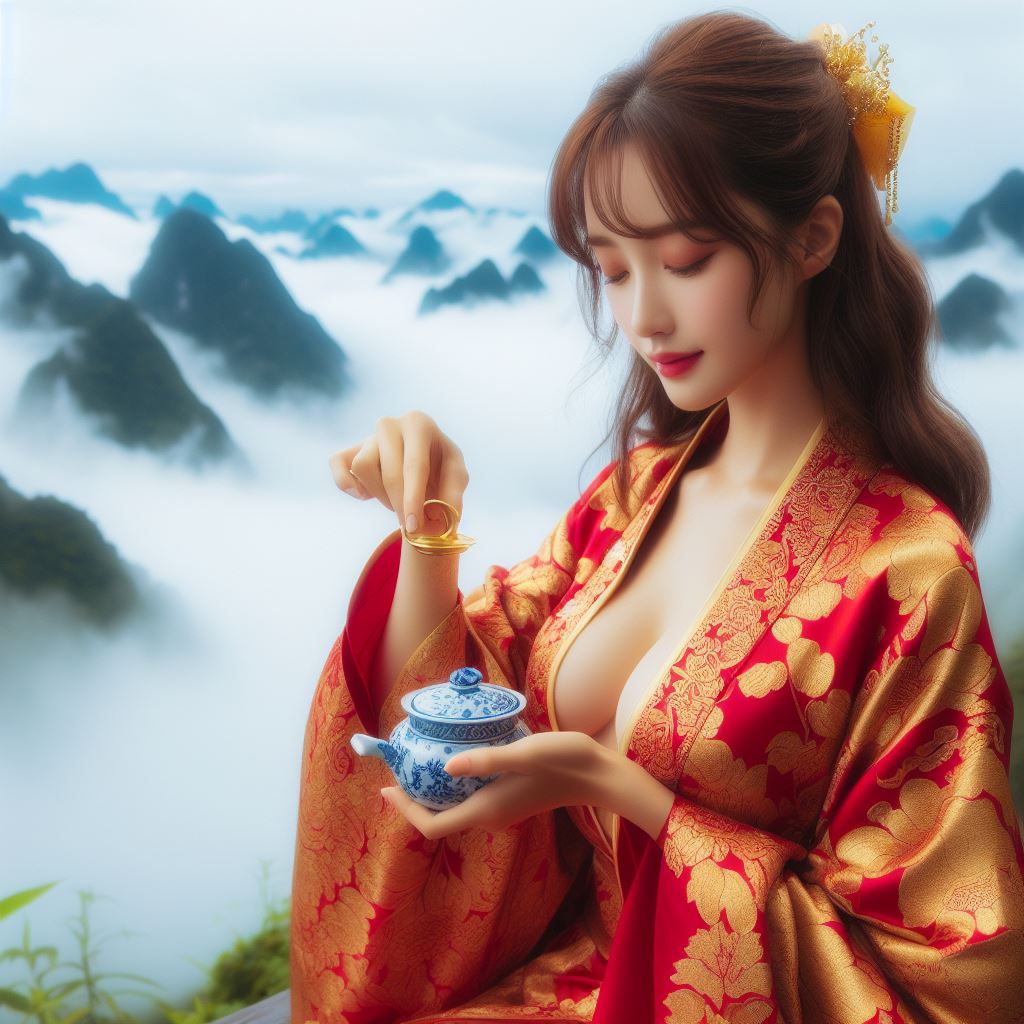 武夷山上喝紅袍