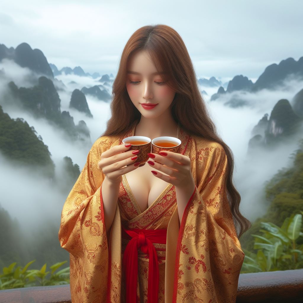 武夷山上喝紅袍