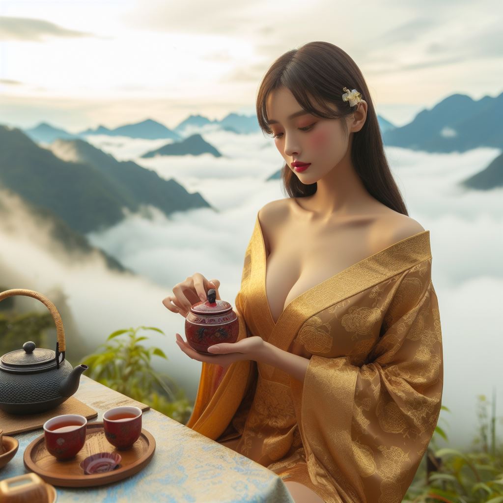 武夷山上喝紅袍