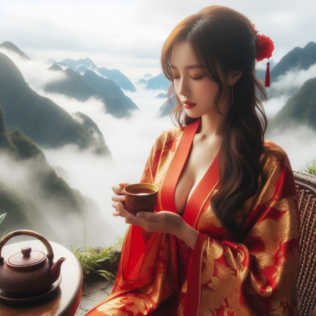 武夷山上喝紅袍