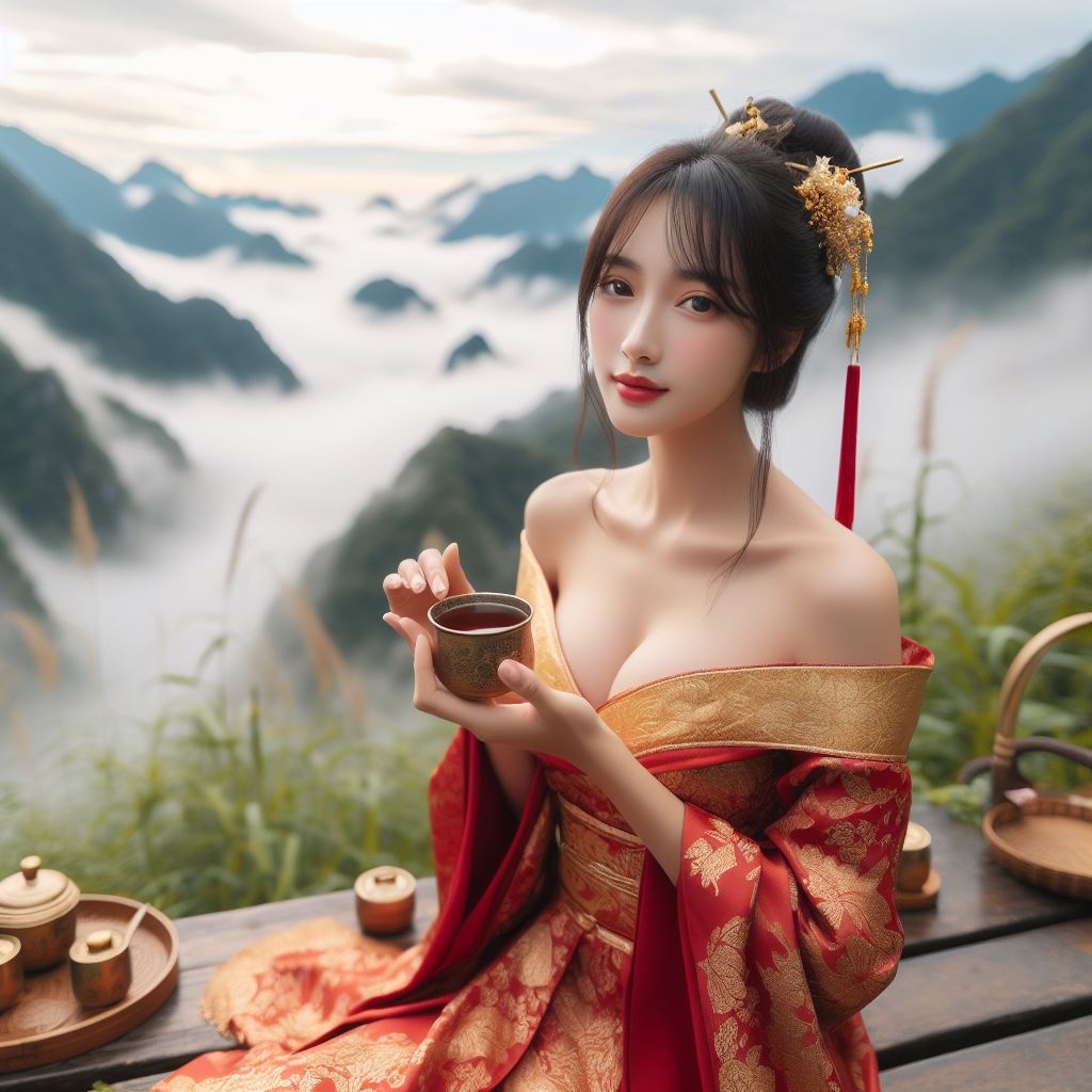 武夷山上喝紅袍