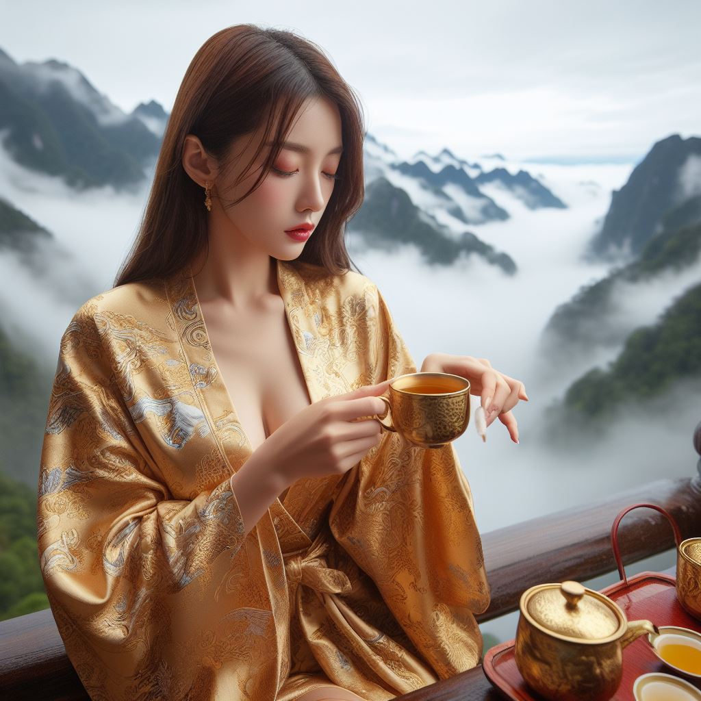 武夷山上喝紅袍