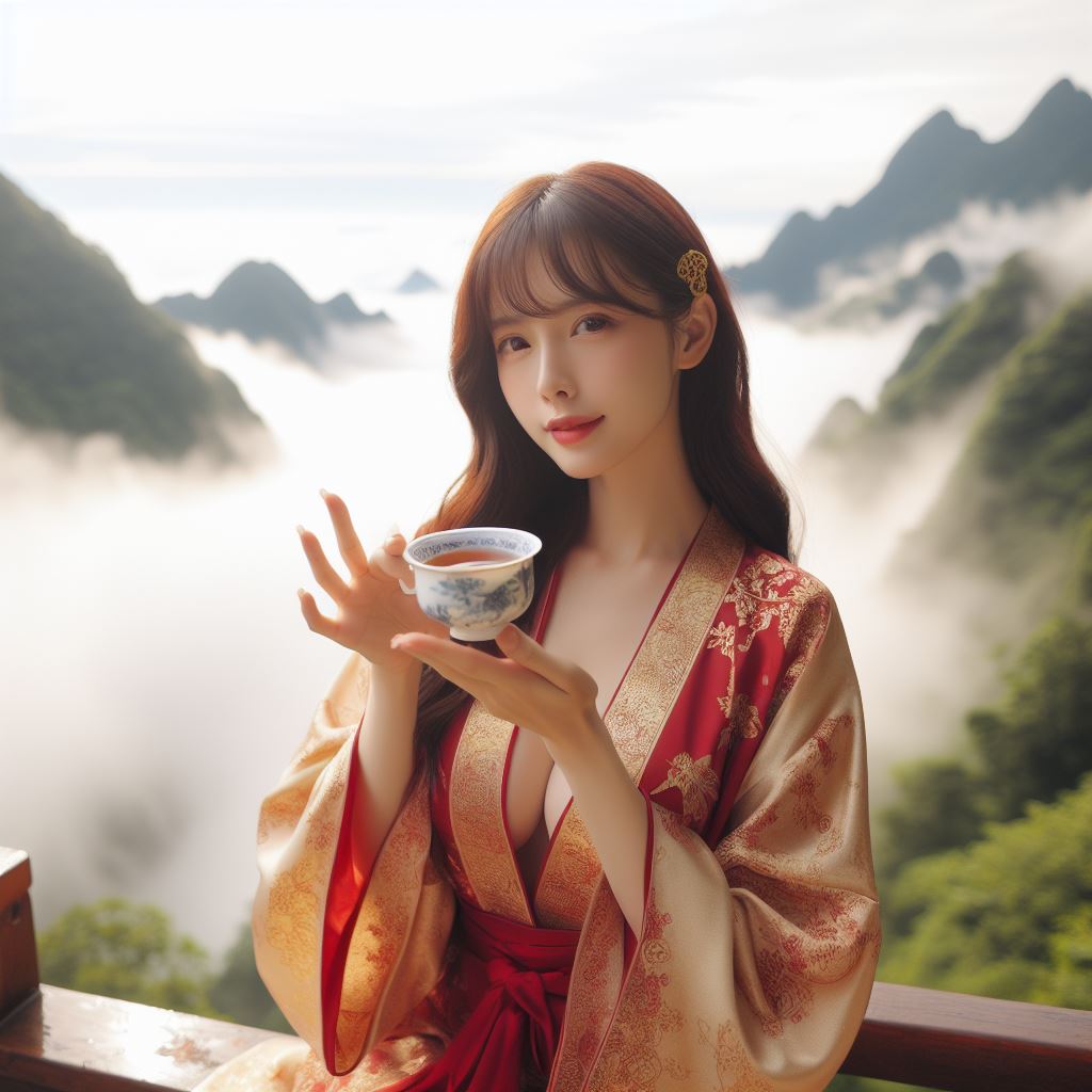 武夷山上喝紅袍