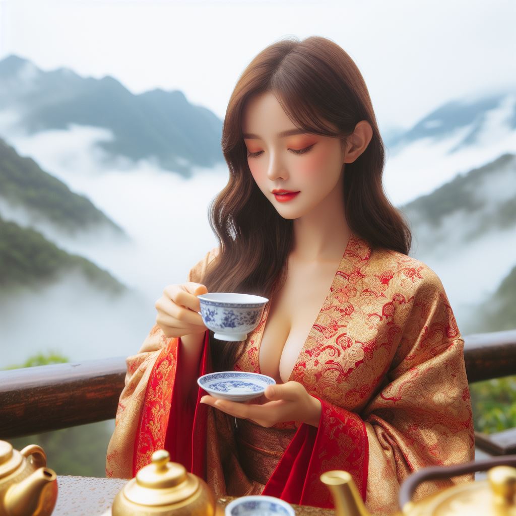 武夷山上喝紅袍