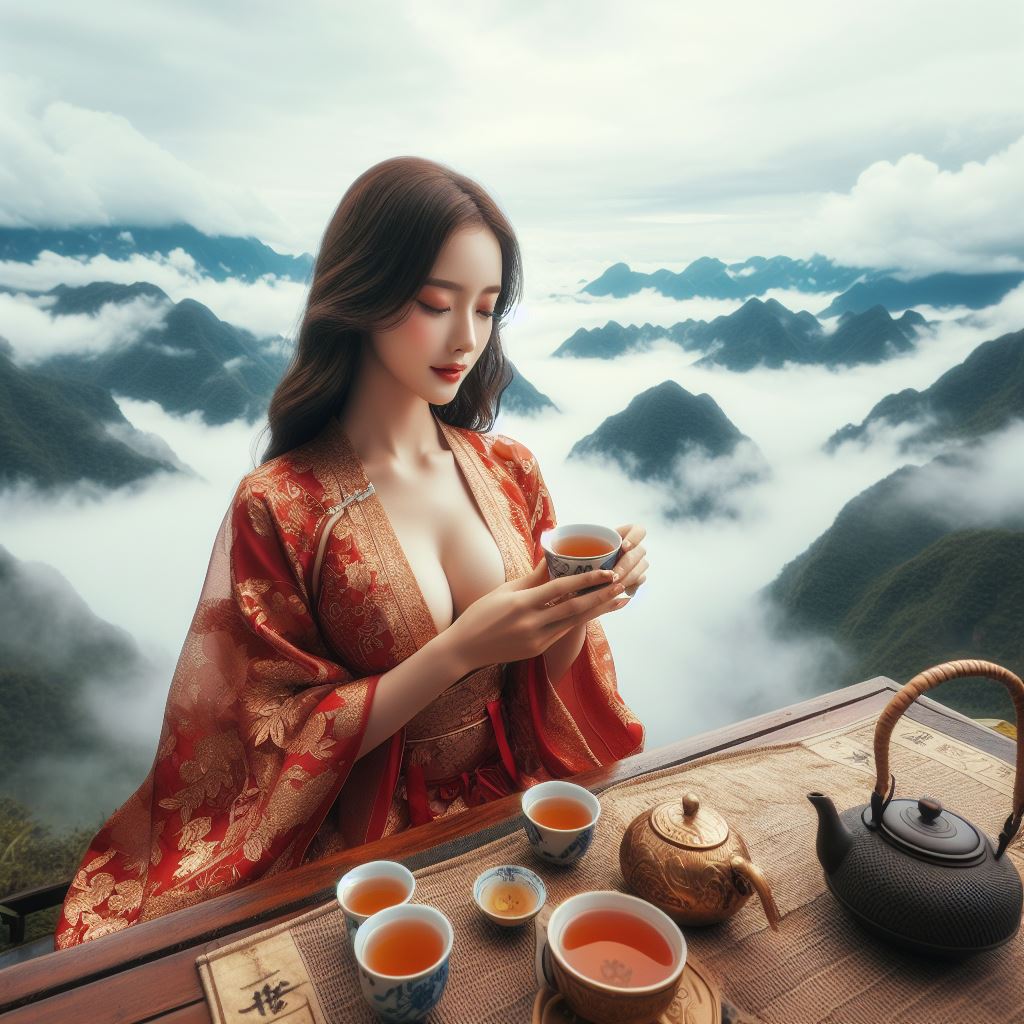 武夷山上喝紅袍