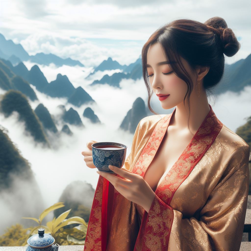 武夷山上喝紅袍