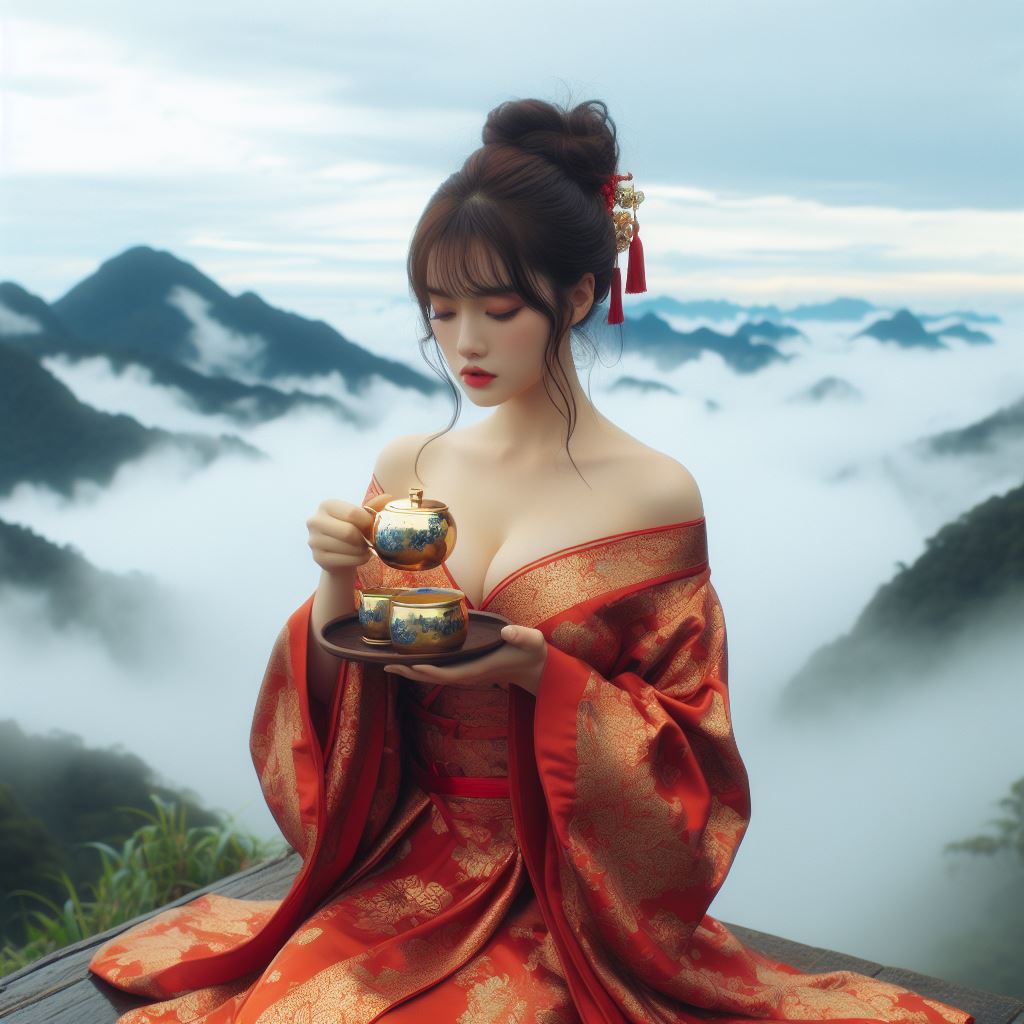 武夷山上喝紅袍