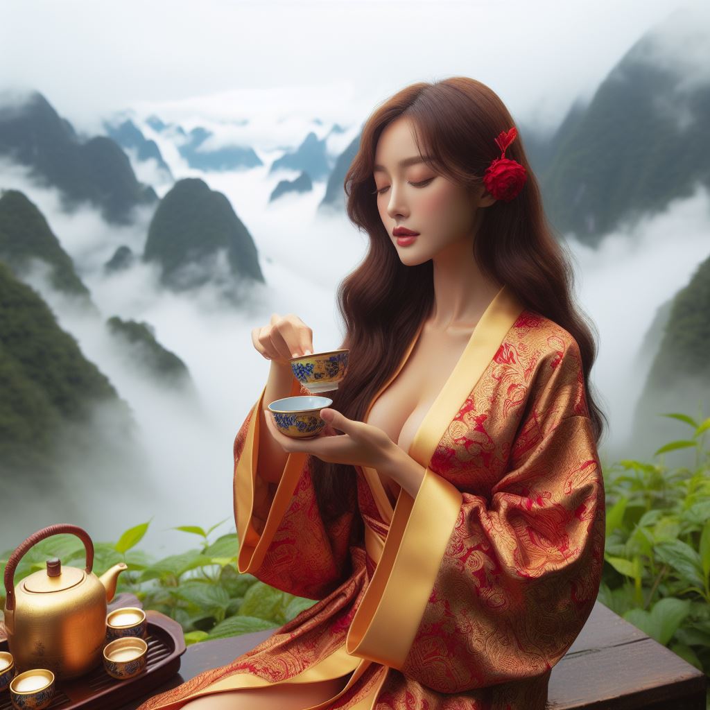 武夷山上喝紅袍