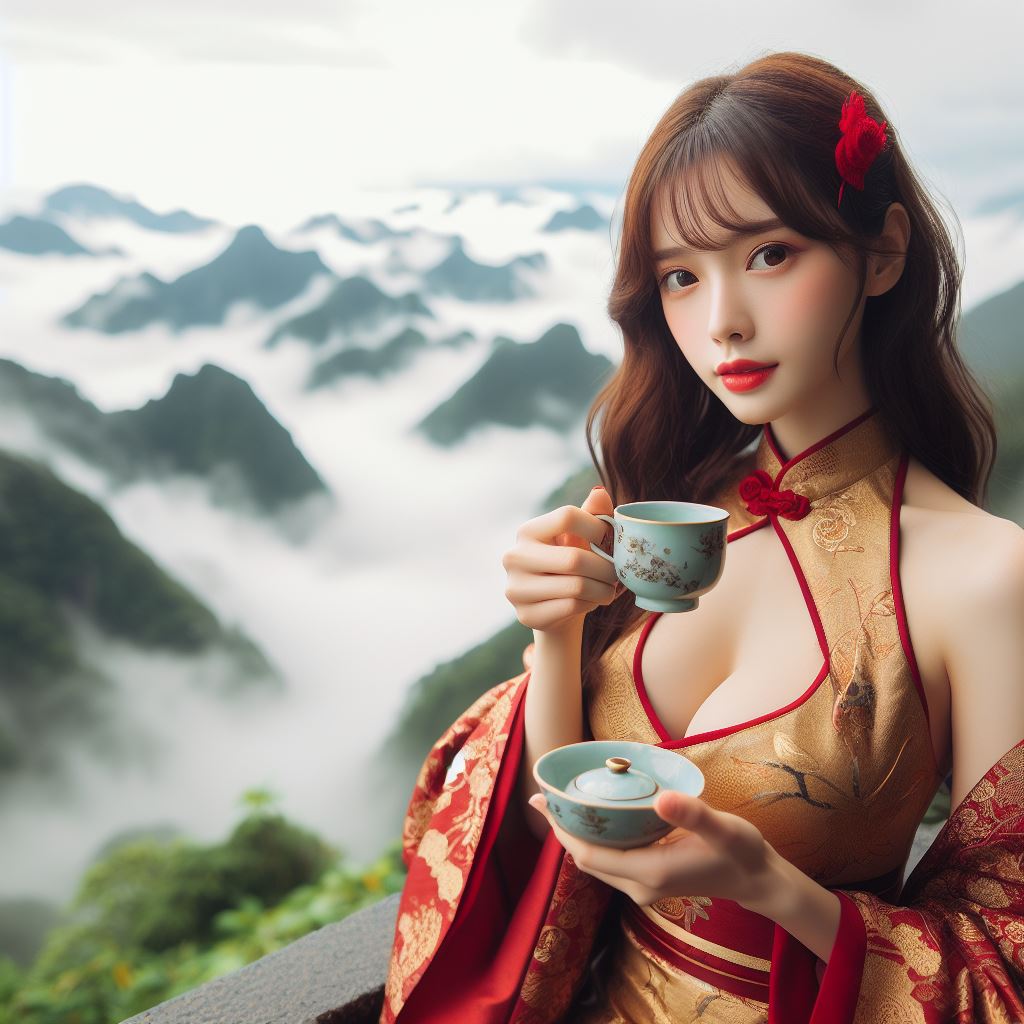 武夷山上喝紅袍