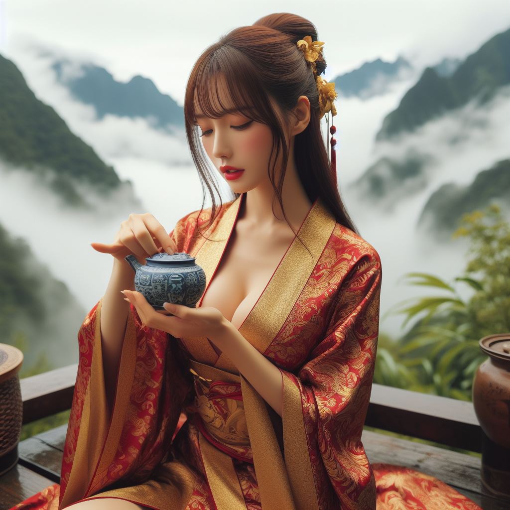 武夷山上喝紅袍