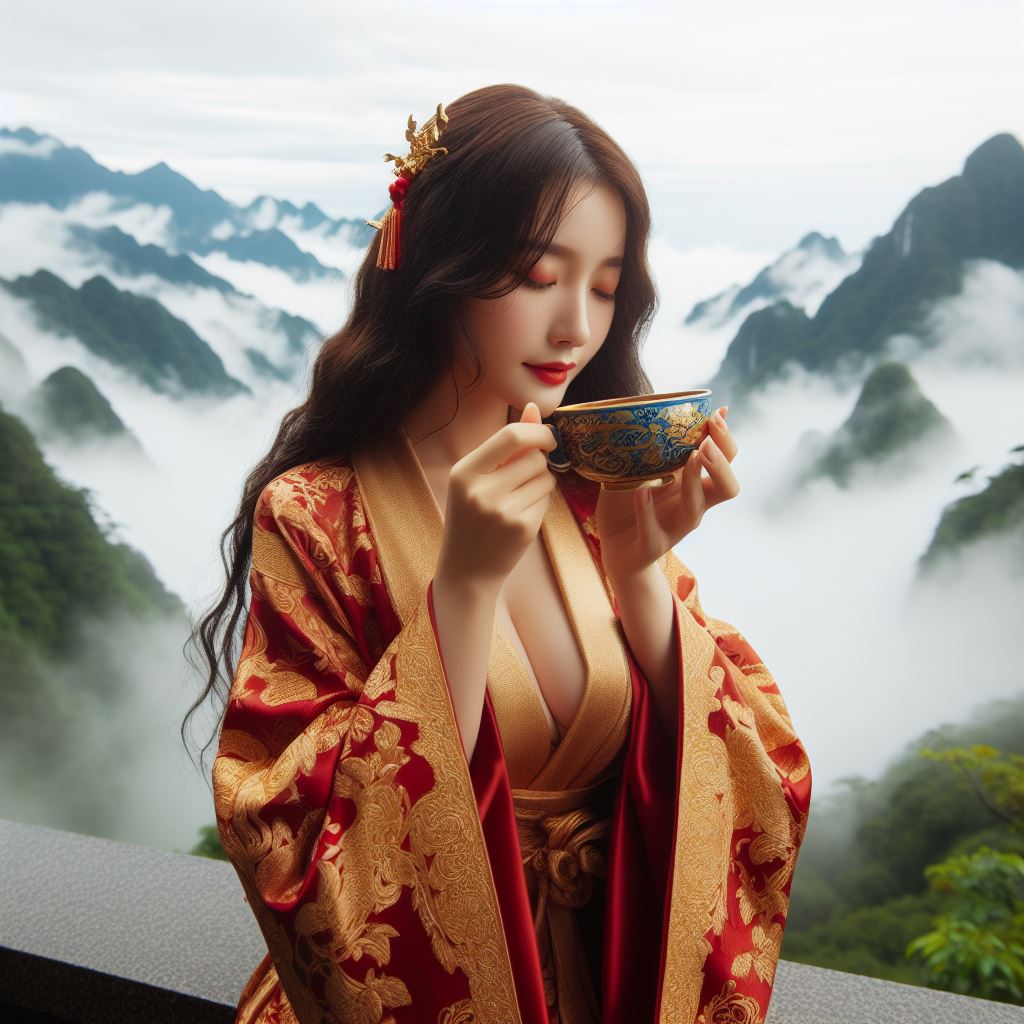 武夷山上喝紅袍