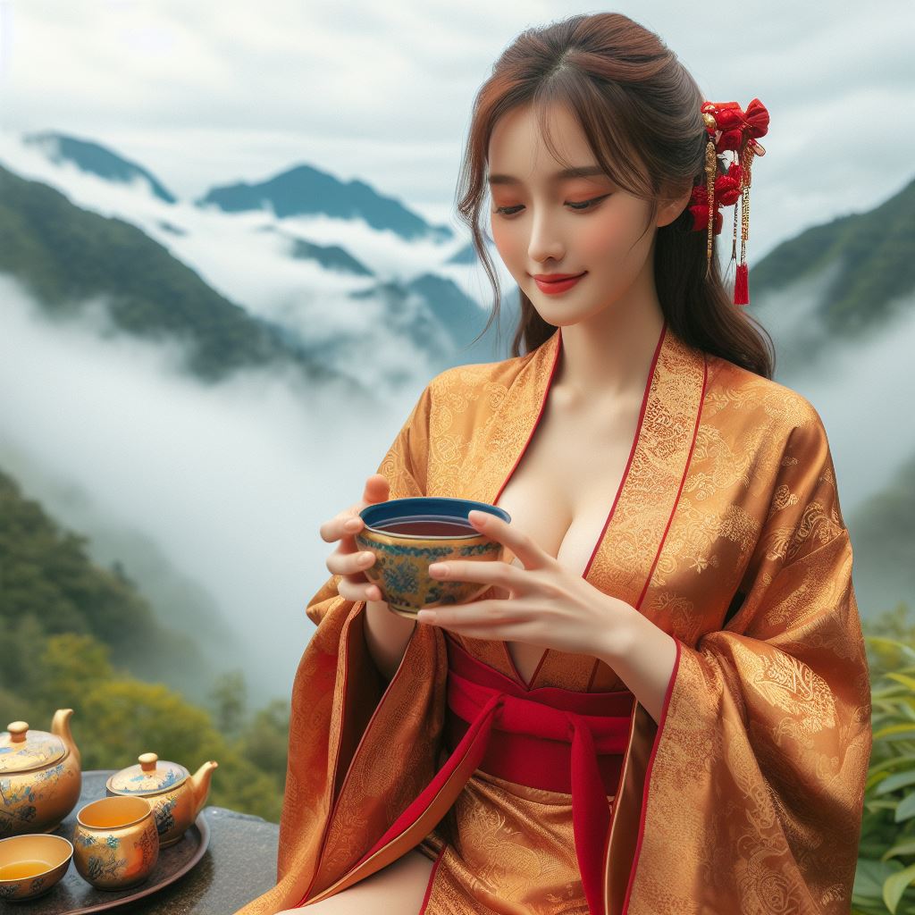 武夷山上喝紅袍