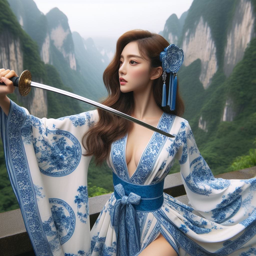 青花派．碰瓷流．武當山．練劍