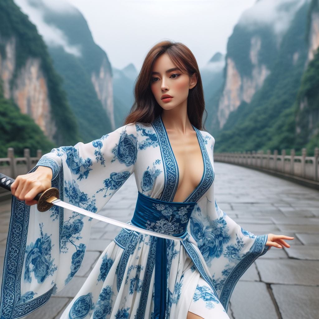 青花派．碰瓷流．武當山．練劍