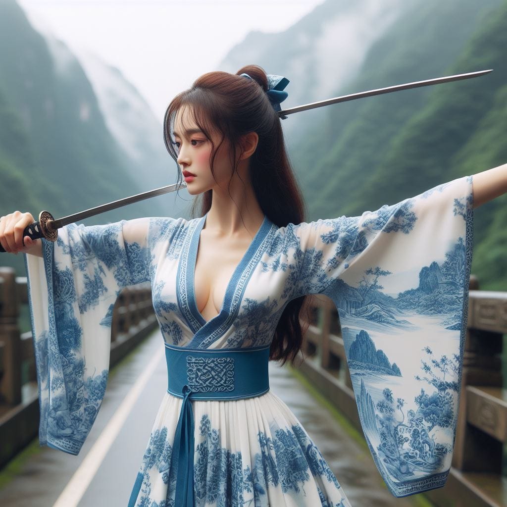青花派．碰瓷流．武當山．練劍