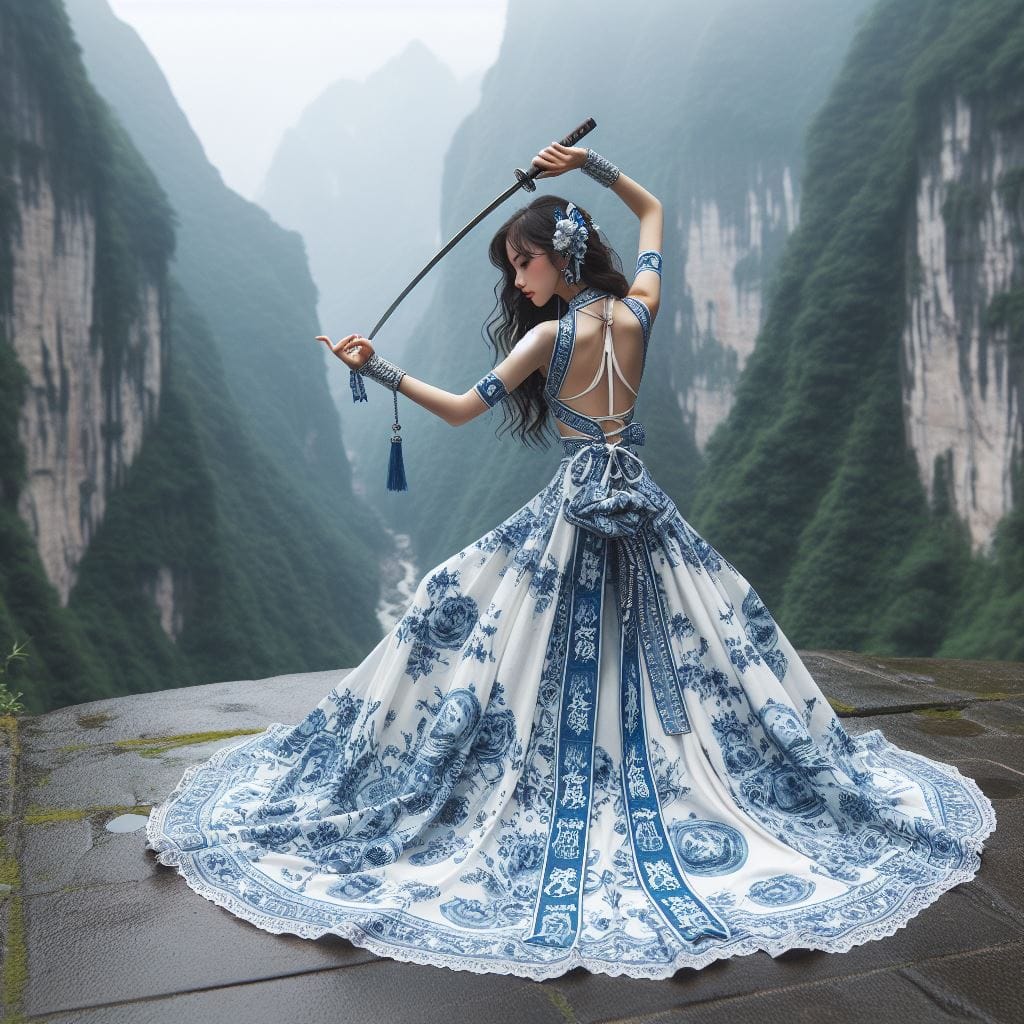 青花派．碰瓷流．武當山．練劍
