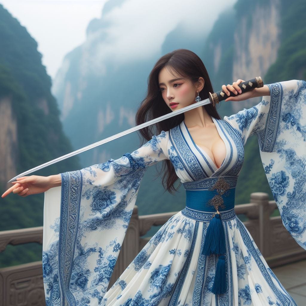 青花派．碰瓷流．武當山．練劍