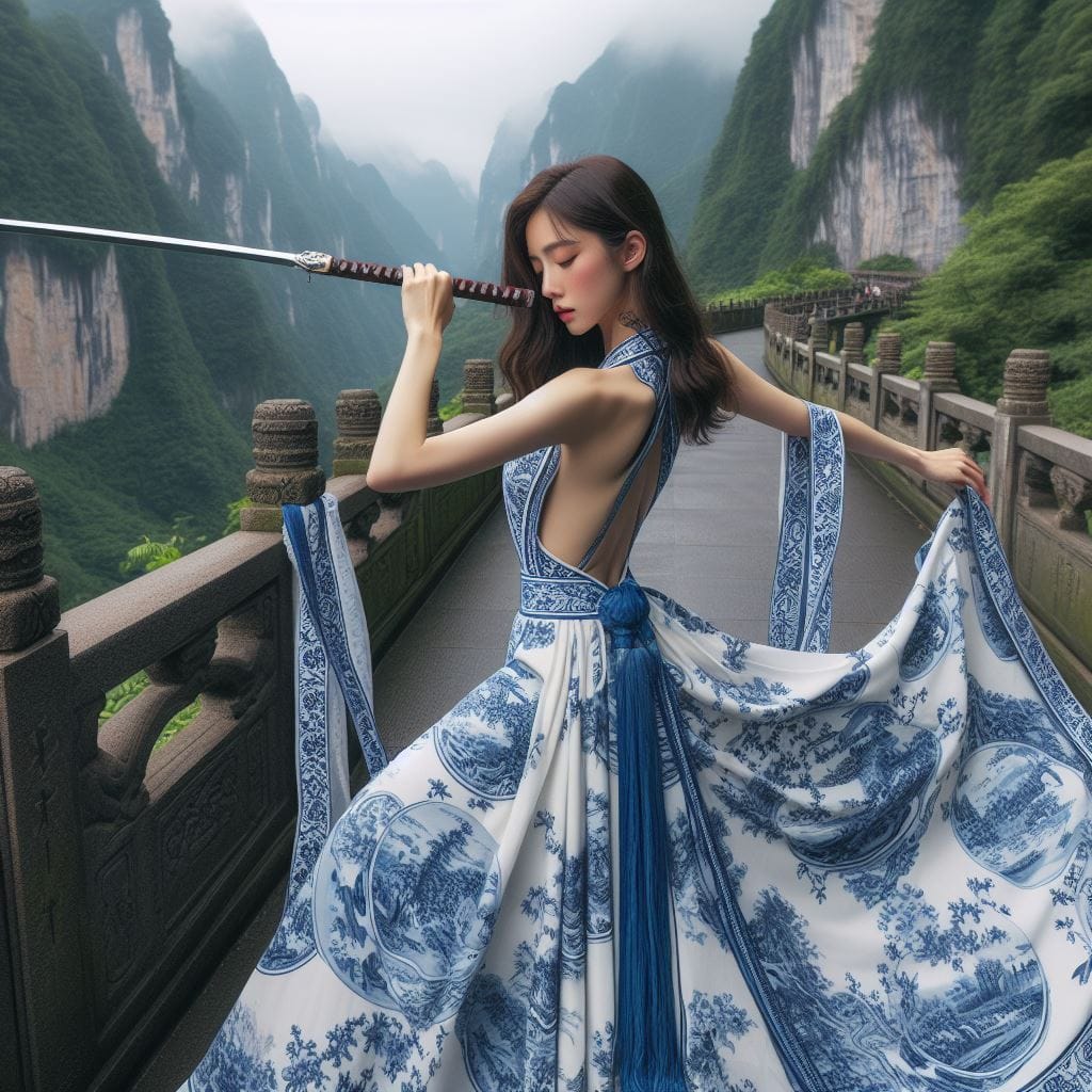 青花派．碰瓷流．武當山．練劍