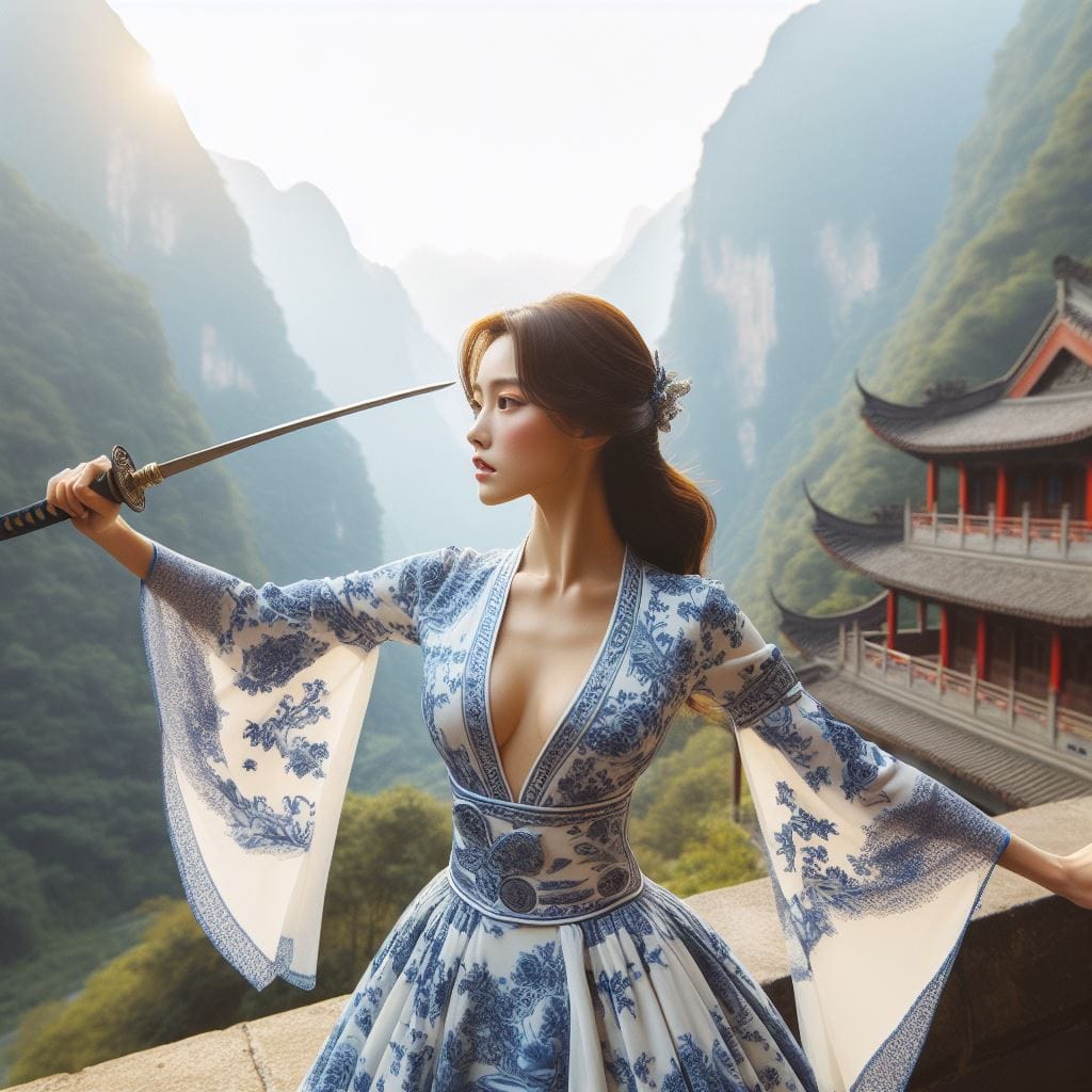 青花派．碰瓷流．武當山．練劍