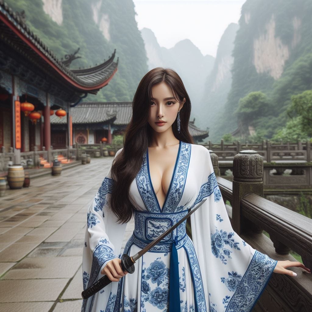 青花派．碰瓷流．武當山．練劍